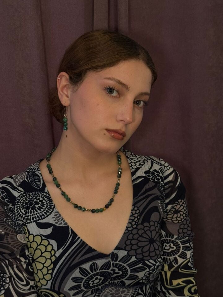 Seraphine – Azurit Küpe