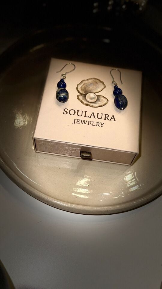 Caelia – Lapis Lazuli Küpe