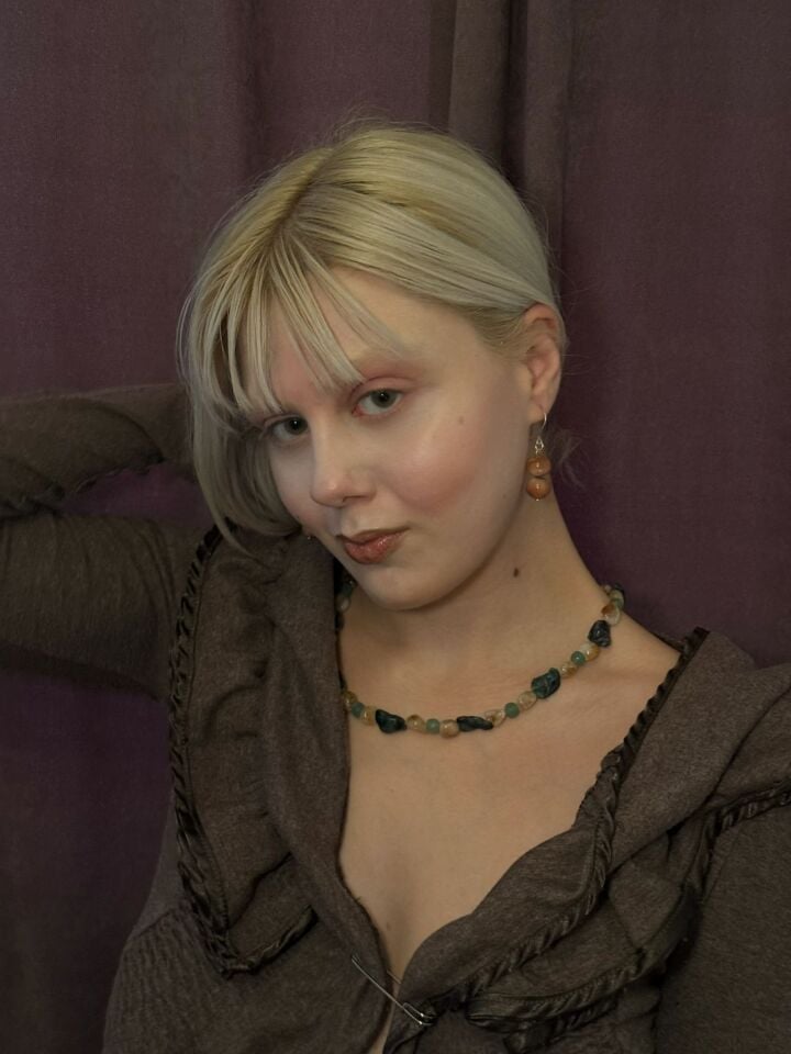 Anka – Zümrüt, Aventurin & Sitrin Kolye