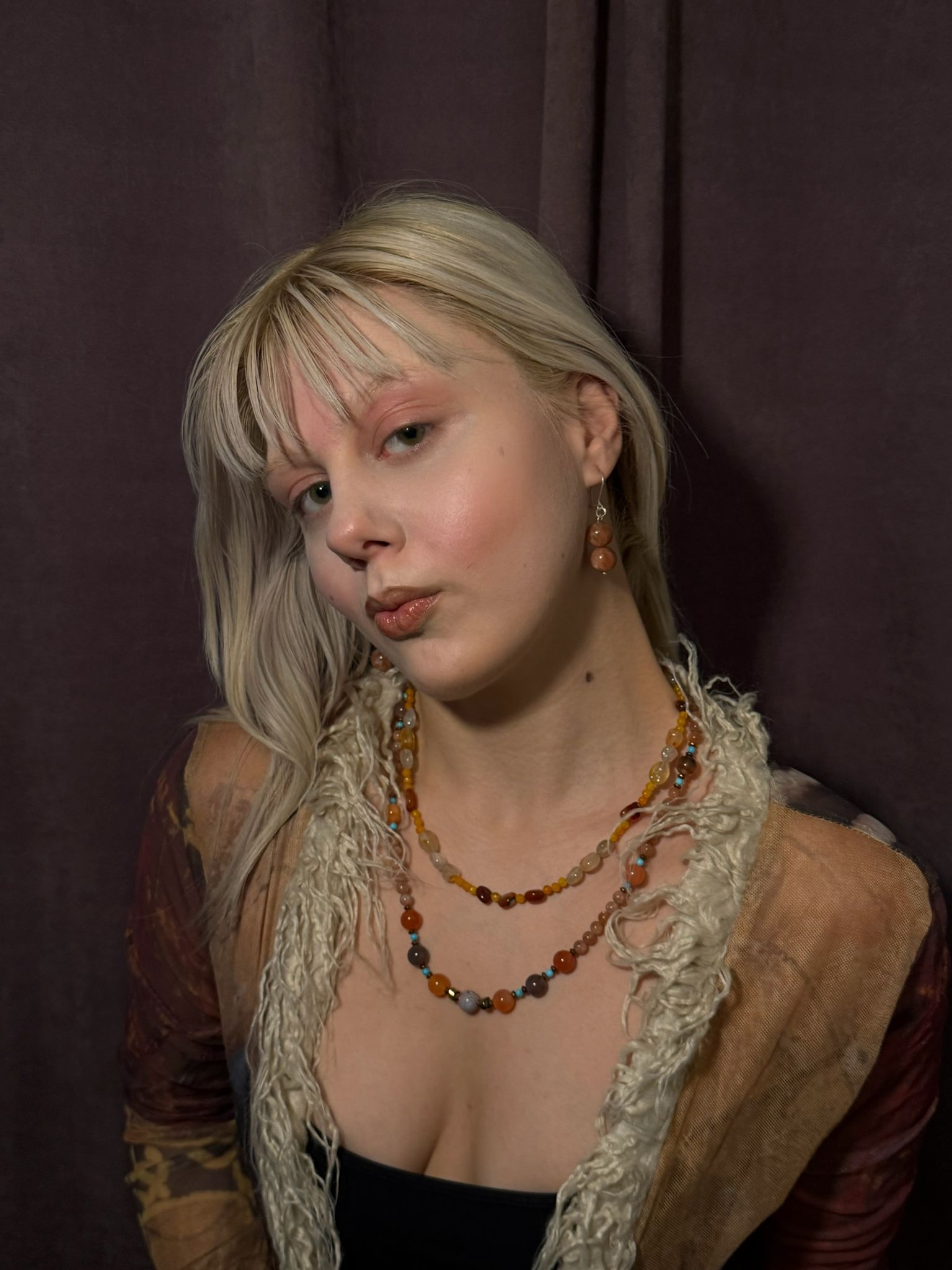 Aelia – Güneş Taşı & Turkuaz Kolye