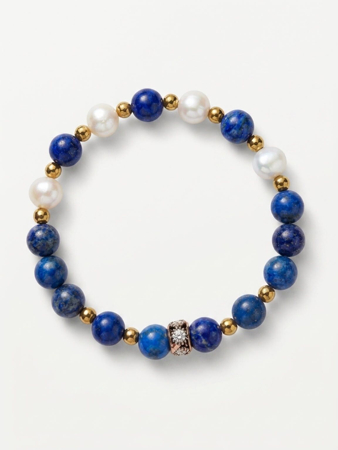 Celest Pearl – Lapis Lazuli & İnci Kadın Bileklik