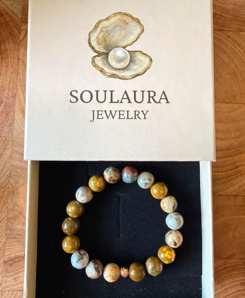 EARTH MOSAİC OCEAN JASPER BİLEKLİK