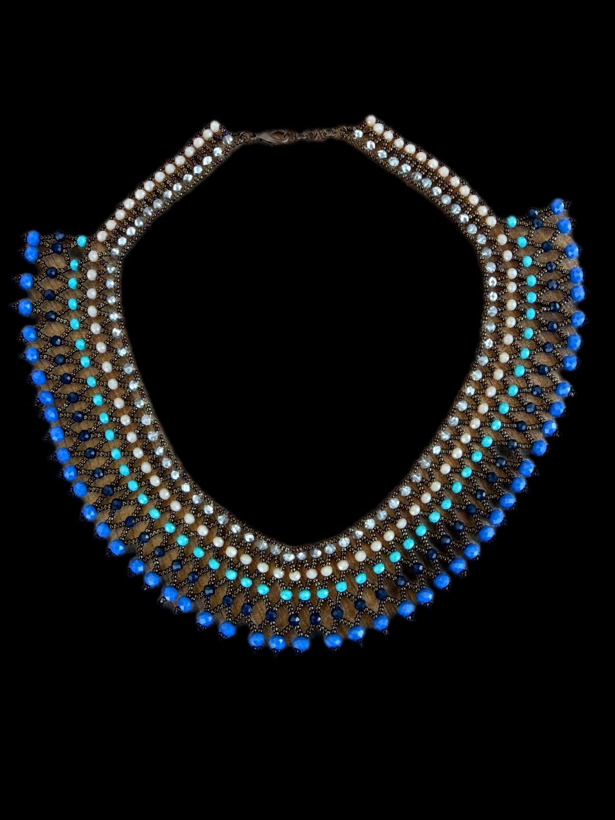 Azure Lace Blue Kolye