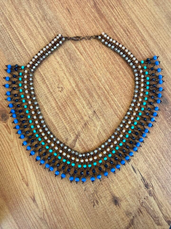 Azure Lace Blue Kolye