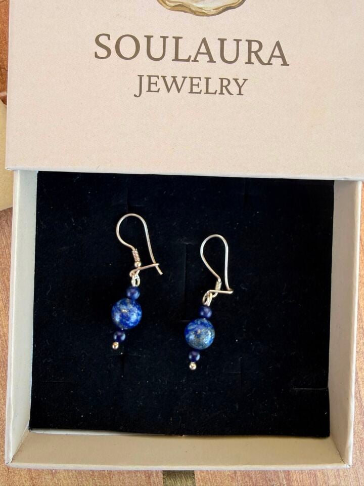 Caelia – Lapis Lazuli Küpe