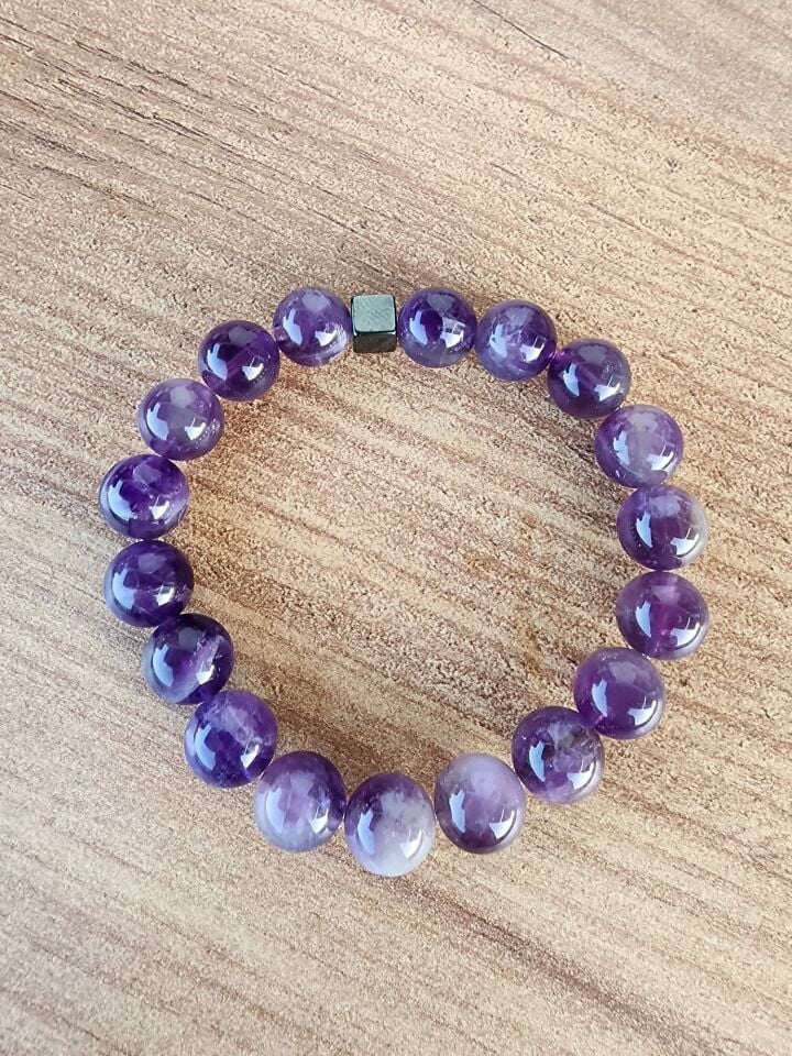 Violet Crown Bileklik - Ametist